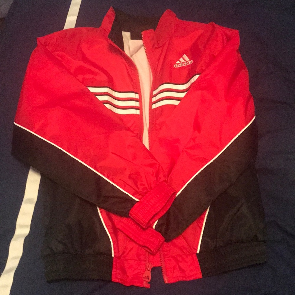 Adidas waterproof warm up jacket